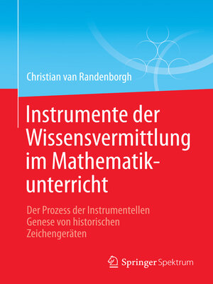 cover image of Instrumente der Wissensvermittlung im Mathematikunterricht